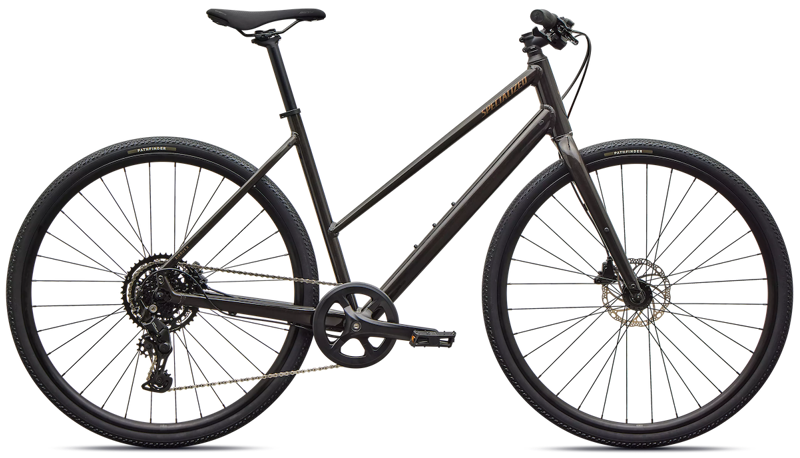 2027 Specialized Sirrus X 2.0 Step-Through in Metallic Obsidian