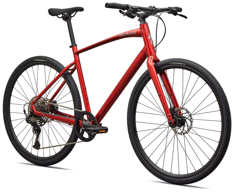 2027 Specialized Sirrus X 3.0 Hybrid Bike in Cayenne Metallic-1