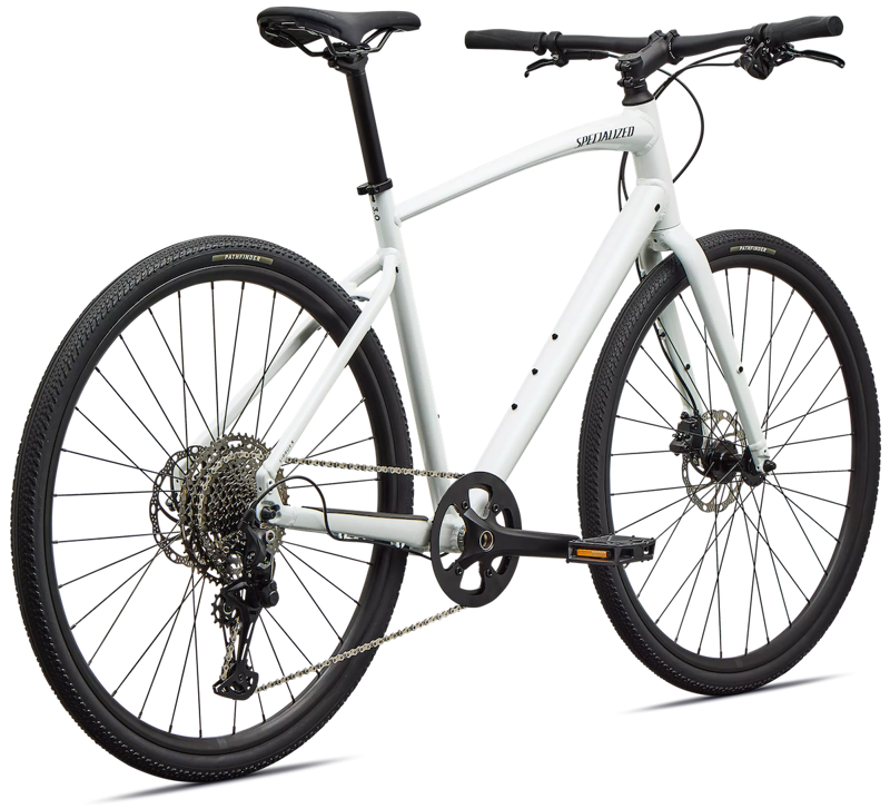 2027 Specialized Sirrus X 3.0 Hybrid Bike in Metallic White-2