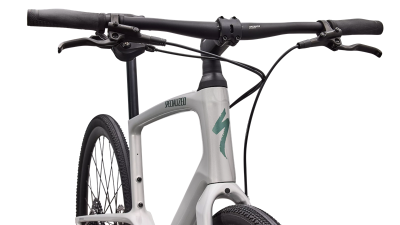 2027 Specialized Sirrus X 5. 0 Carbon Hybrid Bicycle in Dolomite White-4