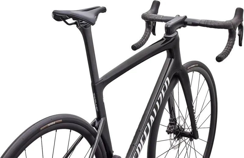 Specialized Tarmac SL9 Comp - Shimano 105 Di2 Road Bike in Gloss Charcoal Tint-3