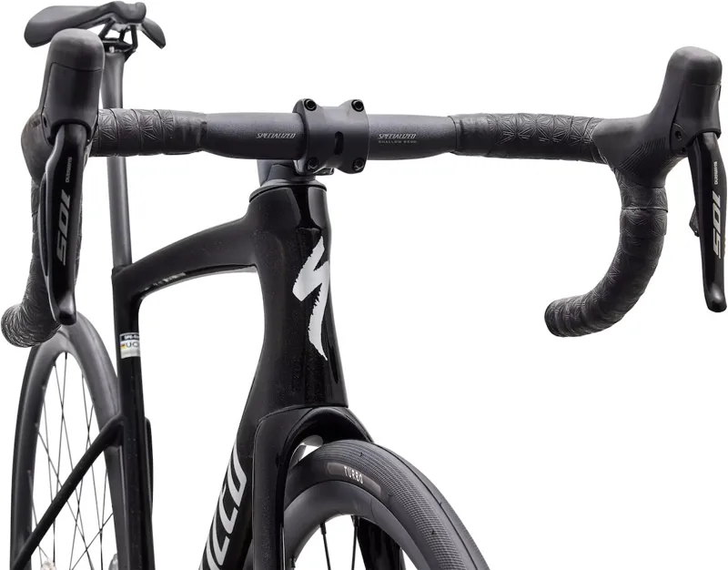 Specialized Tarmac SL9 Comp - Shimano 105 Di2 Road Bike in Gloss Charcoal Tint-4