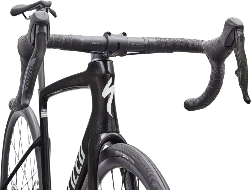 Specialized Tarmac SL9 Comp SRAM Rival AXS Road Bike In Gloss Charcoal Tint-4