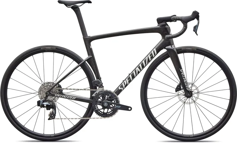 Specialized Tarmac SL9 Comp SRAM Rival AXS Road Bike In Gloss Charcoal Tint