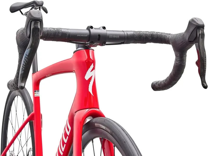 Specialized Tarmac SL9 Comp SRAM Rival AXS Road Bike In Vivid Red-4