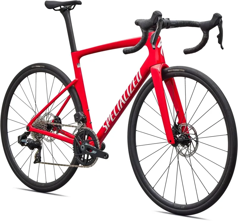 Specialized Tarmac SL9 Comp SRAM Rival AXS Road Bike In Vivid Red-2
