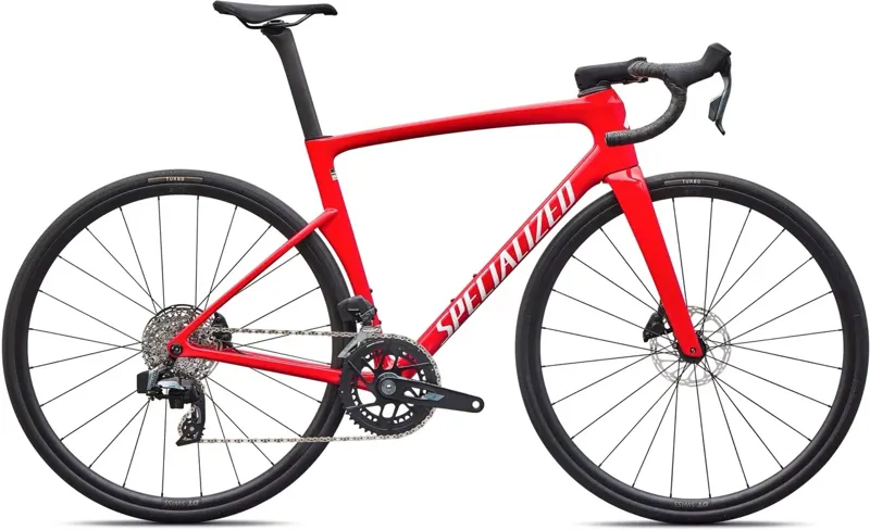 Specialized Tarmac SL9 Comp SRAM Rival AXS Road Bike In Vivid Red