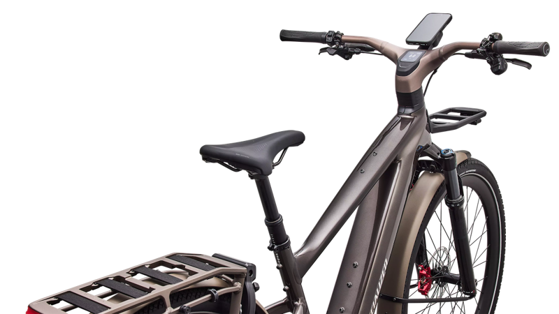 Specialized Turbo Vado 3 6. 0 E-Bike in Gloss Warm Smoke Metallic-3