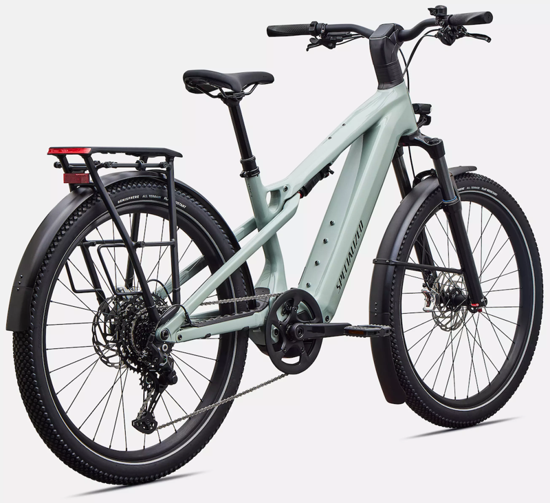 Specialized Turbo Vado 3 X 4. 0 Electric Hybrid Bike in Gloss Agave Grey-2