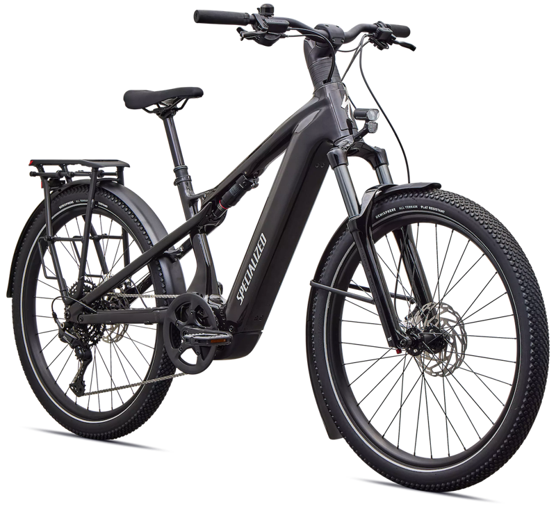 Specialized Turbo Vado 3 X 4. 0 Electric Hybrid Bike in Gloss Obsidian Black-1