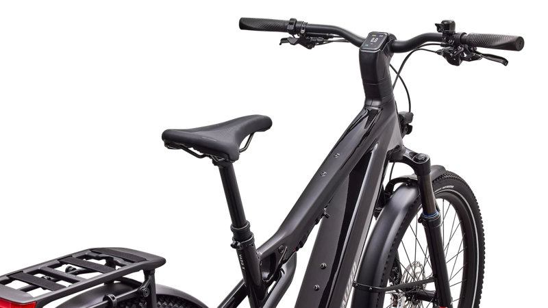 Specialized Turbo Vado 3 X 4. 0 Electric Hybrid Bike in Gloss Obsidian Black-3