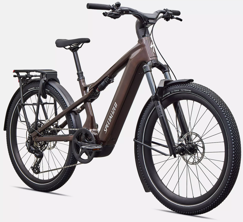 Specialized Turbo Vado 3 X 5. 0 Electric Hybrid Bike in Gloss Stallion Metallic-1