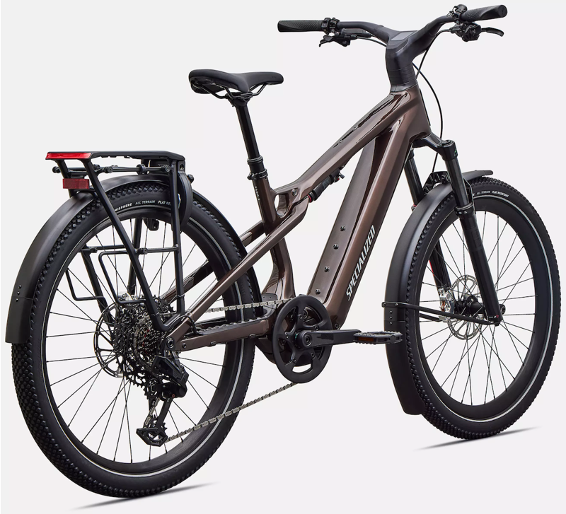 Specialized Turbo Vado 3 X 5. 0 Electric Hybrid Bike in Gloss Stallion Metallic-2