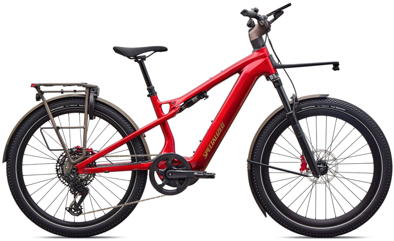 Specialized Turbo Vado 3 X 6. 0 Electric Hybrid Bike in Ruby Red