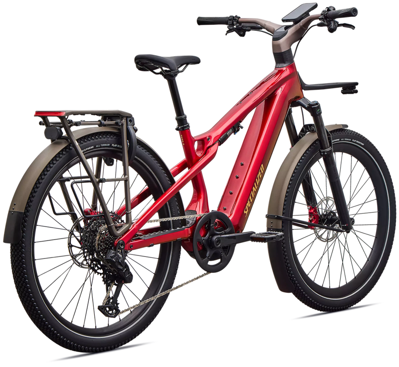 Specialized Turbo Vado 3 X 6. 0 Electric Hybrid Bike in Ruby Red-2