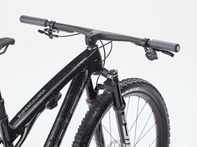 Trek Supercaliber SLR 9.8 X0 Flight Attendant Gen 2 Mountain Bike in Carbon Smoke/Galactic Grey Marble-3