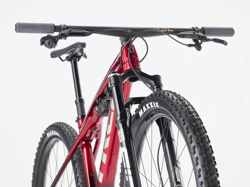 Trek Supercaliber SLR 9.8 X0 Flight Attendant Gen 2 Mountain Bike in Red Smoke/Drizzle-2