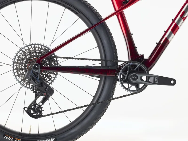 Trek Supercaliber SLR 9.8 X0 Flight Attendant Gen 2 Mountain Bike in Red Smoke/Drizzle-5