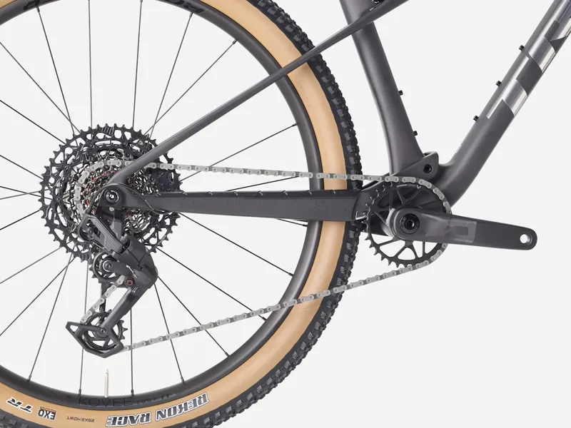 Trek Supercaliber SL 9.6 Gen 2 XC MTB in Matte Carbon/Gloss Black Splatter-2