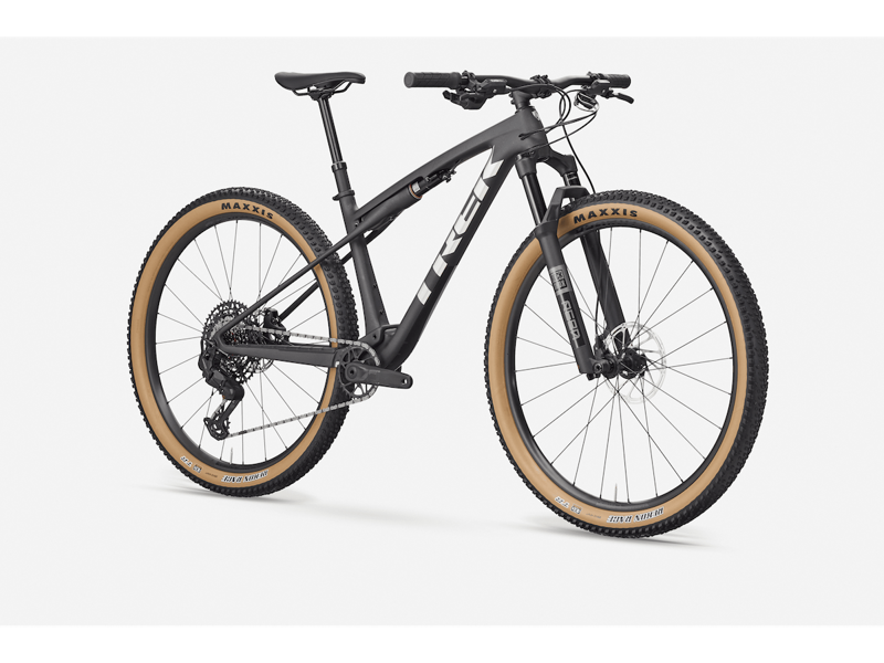 Trek Supercaliber SL 9.6 Gen 2 XC MTB in Matte Carbon/Gloss Black Splatter-1