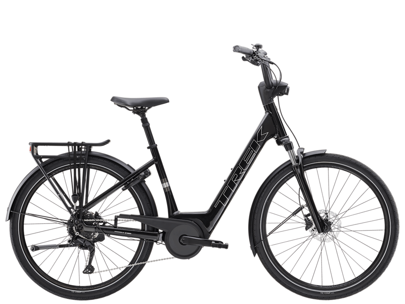Trek Verve+ 2 Lowstep Gen 3 e-Hybrid Bike In Trek Black