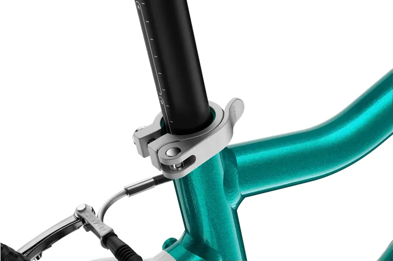 Woom GO 3 AUTOMAGIC Kids Bike in Metallic Turquoise-10
