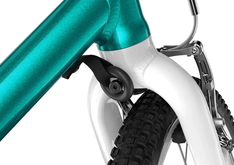 Woom GO 3 AUTOMAGIC Kids Bike in Metallic Turquoise-12