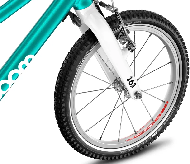 Woom GO 3 AUTOMAGIC Kids Bike in Metallic Turquoise-5