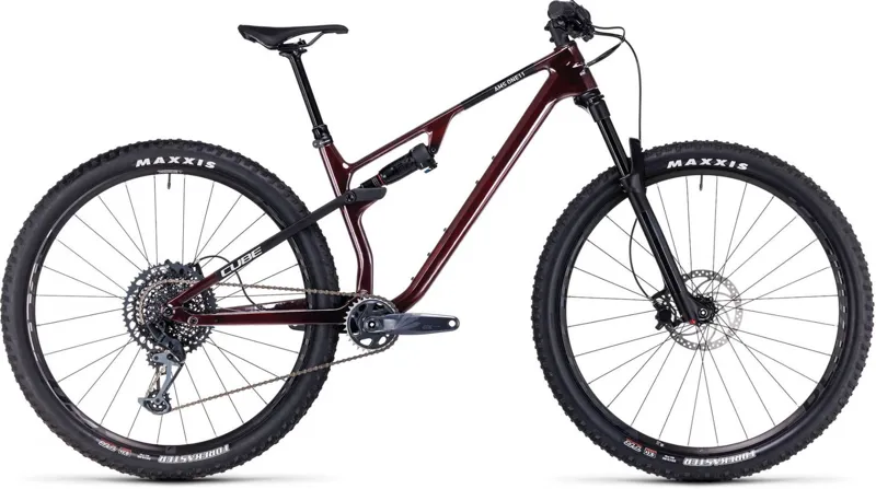 Cube AMS One11 C:68x Pro 29 Mountain Bike in Liquidred Red/Carbon