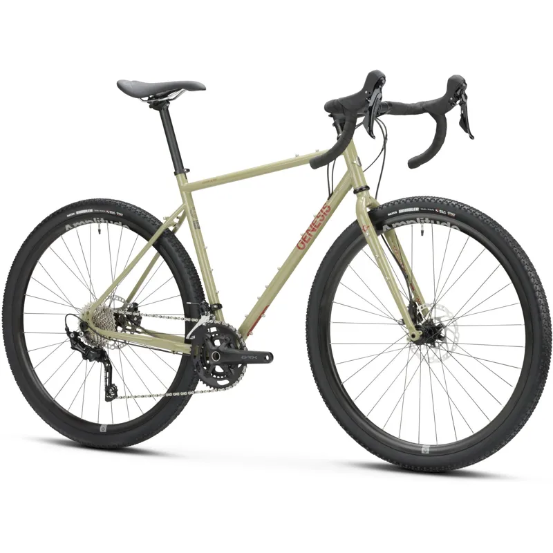Genesis Croix De Fer 30 Gravel Bike Pavement Green-1