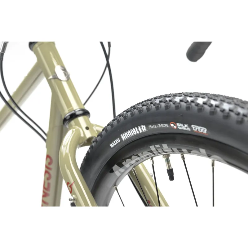 Genesis Croix De Fer 30 Gravel Bike Pavement Green-4