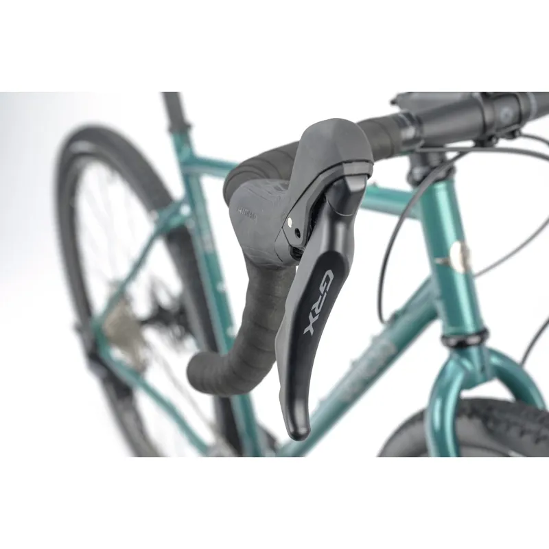 Genesis Croix De Fer 40 Gravel Road Bike in Sterling Gloss Green-2