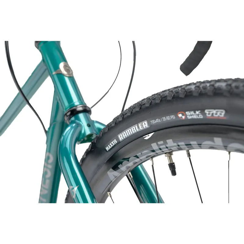 Genesis Croix De Fer 40 Gravel Road Bike in Sterling Gloss Green-6