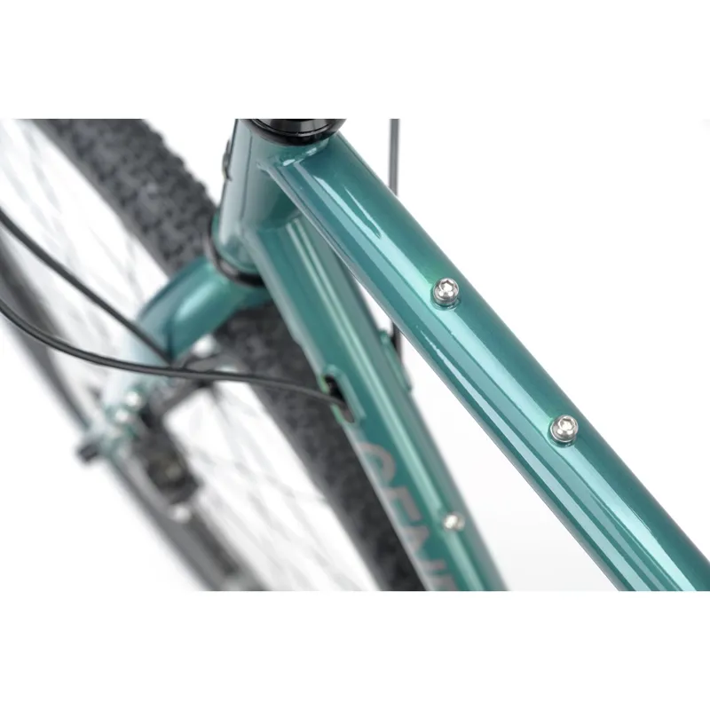 Genesis Croix De Fer 40 Gravel Road Bike in Sterling Gloss Green-11