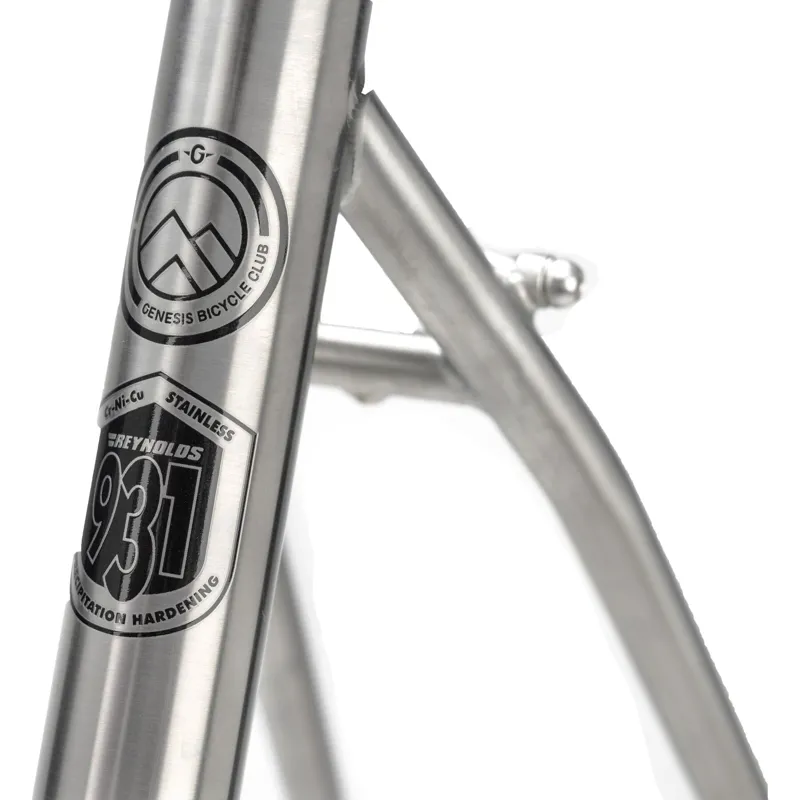 Genesis Croix De Fer 931 Frameset - Alice Clear Silver-4