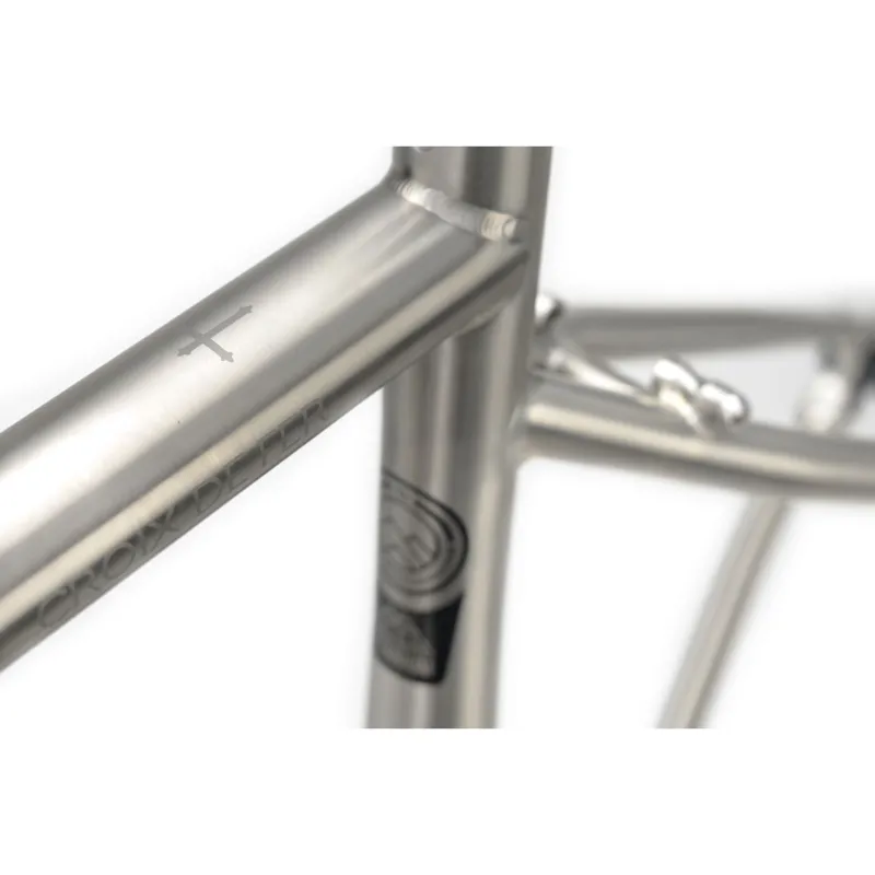 Genesis  Croix De Fer Titanium Frameset Silver-3
