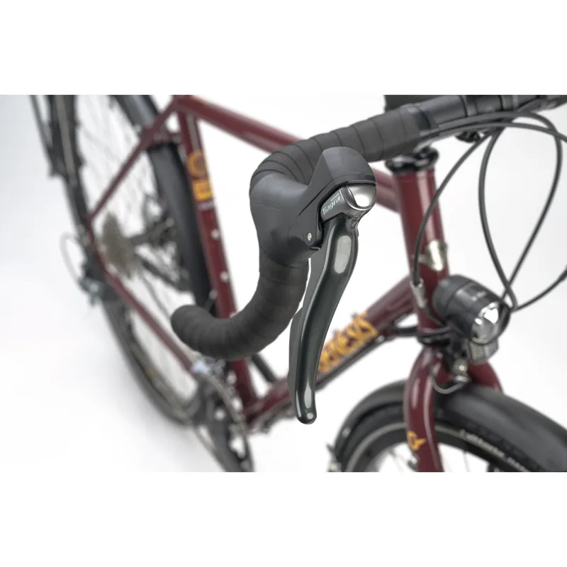 Genesis Tour De Fer 40 Touring Bike Queen Crimson Brown-12