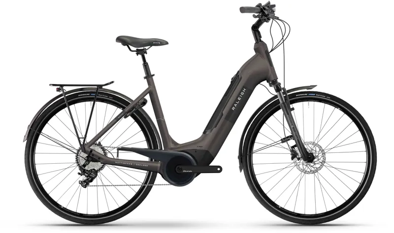 Raleigh Motus Tour Ltd Electric Bike in Coffee