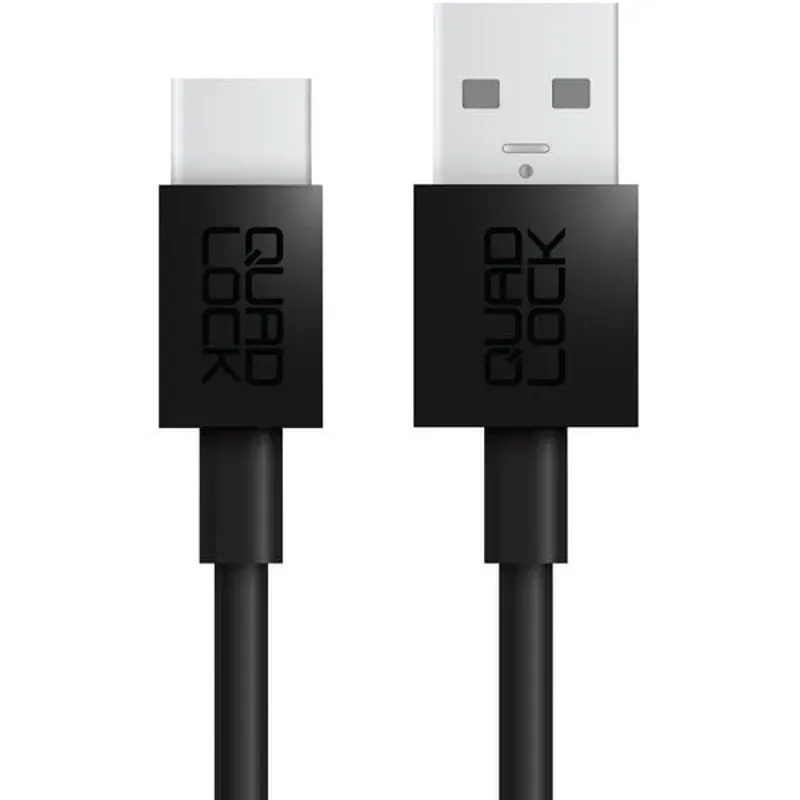 Quad Lock 1.5m USB-A to USB-C Cable in Black