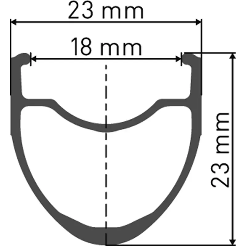 DT Swiss P1800 Front Wheel 700x 23mm in Black-3