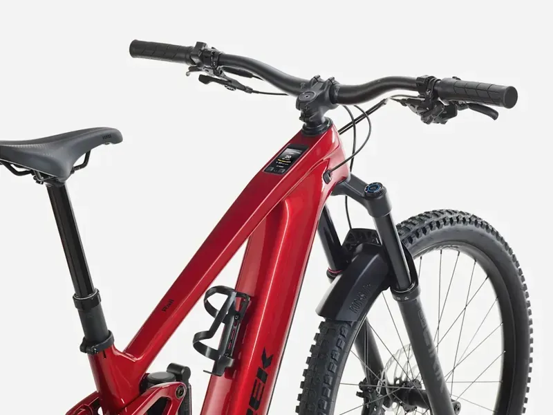 Trek Rail+ 9.7 eMountain Bike in Fury Red/Dark Star-2