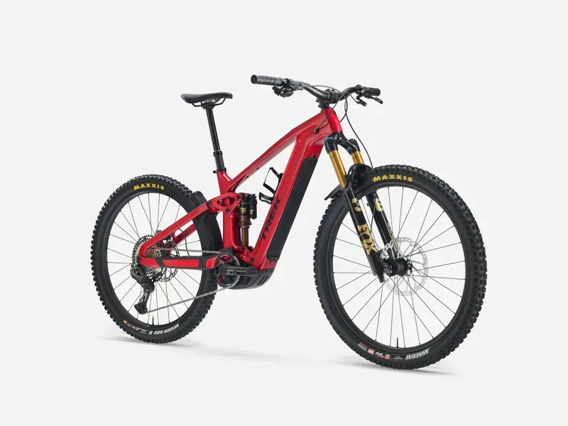 Trek Rail+ 9.8 eMountain Bike in Fury Red/Dark Star-1