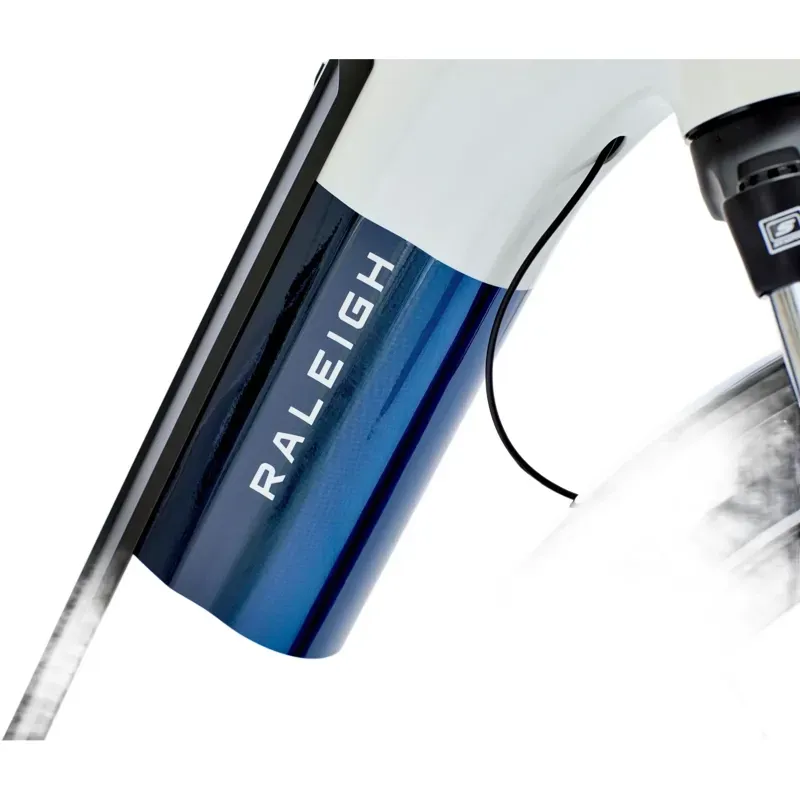 Raleigh Motus Hub Gear Low Step E-Hybrid Bike in Sparkling White-3