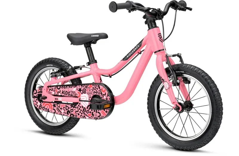 Ridgeback MX14 Kid's Bike in Polly Pink-1