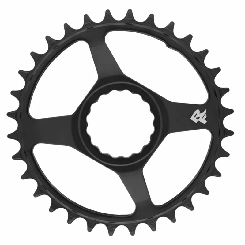 Race Face Narrow Wide Single Steel Chainring in Black 