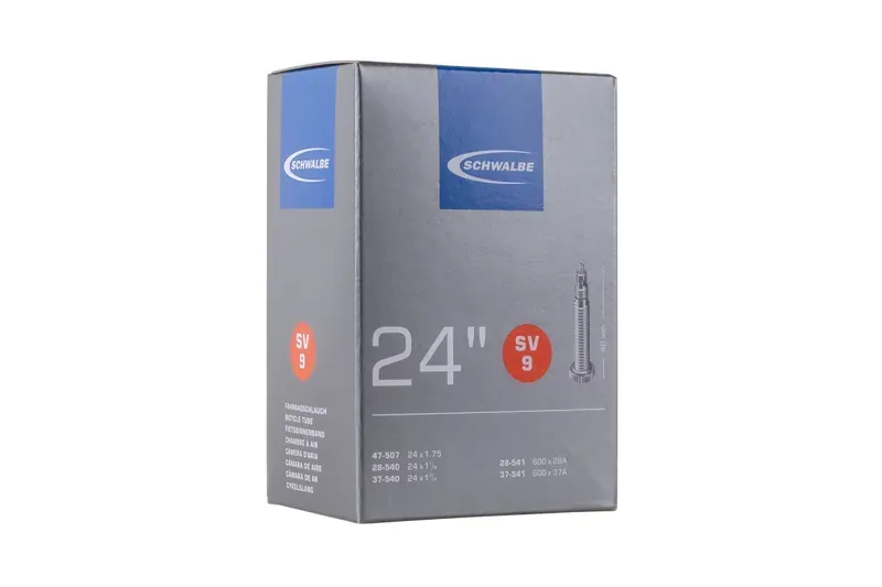 Schwalbe 24-inch Standard Presta Valve Inner Tube in Black-1