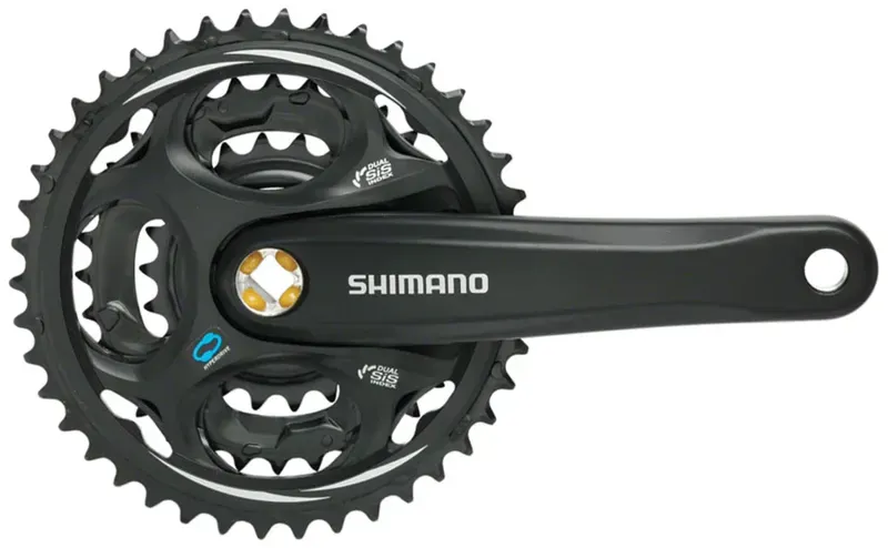 Shimano Altus FC-M311 42/32/22-tooth 175mm Crankset in Black-1