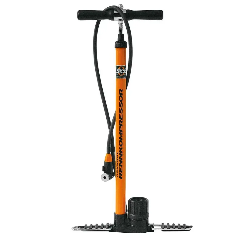 Sks Rennkompressor Floor Pump: ORANGE mv head