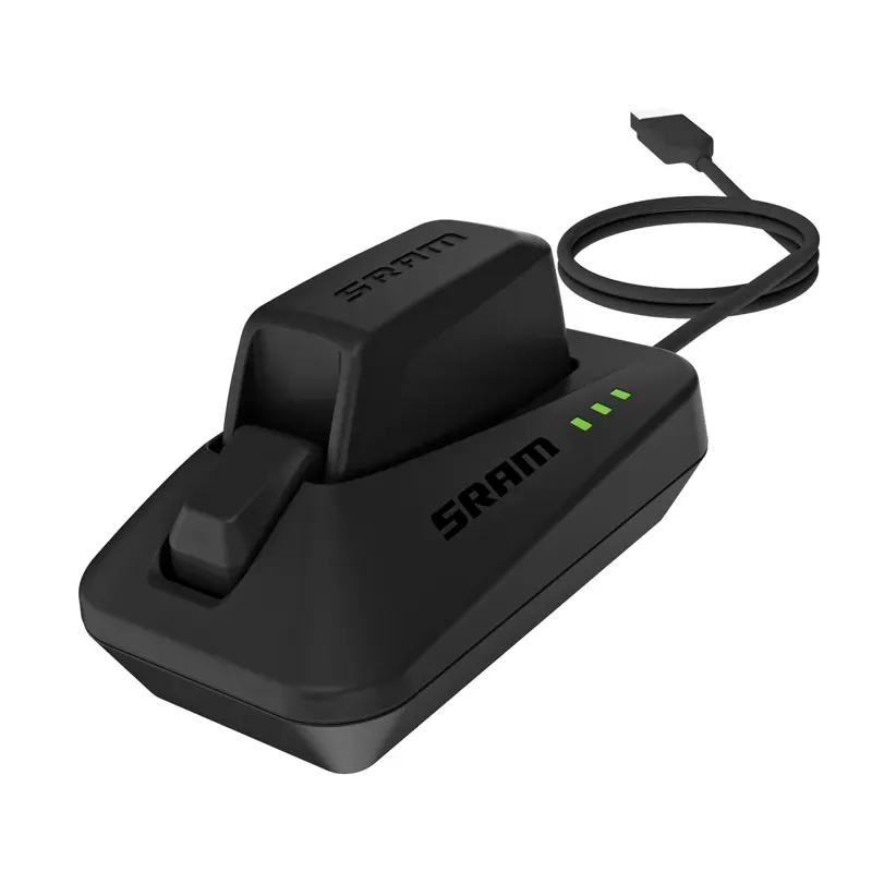 SRAM eTap Battery Charger and Cord in Black