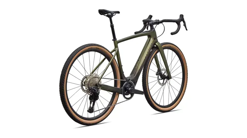 Specialized Turbo Creo 2 Comp eRoad Bike in Gloss Laurel Green Metallic-2